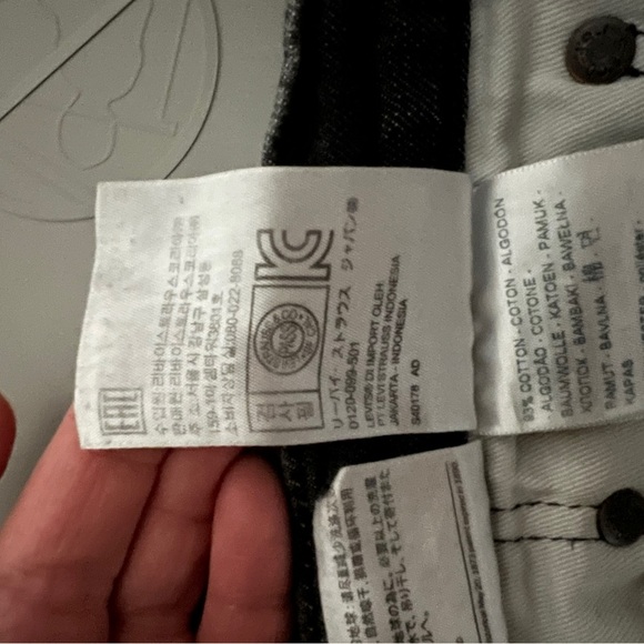 Black Vintage Levi’s - Picture 4 of 7